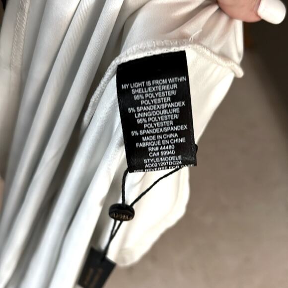 NWT $128 AFRM Anthropologie black white leopard stretchy mesh dress 3XL - Picture 9 of 11